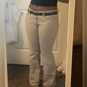 Y2K Low Waisted Khaki Pants